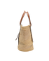 Medium Basket Bag, &pound;350, Handbags, Beige/Brown, Raffia, Bottom view